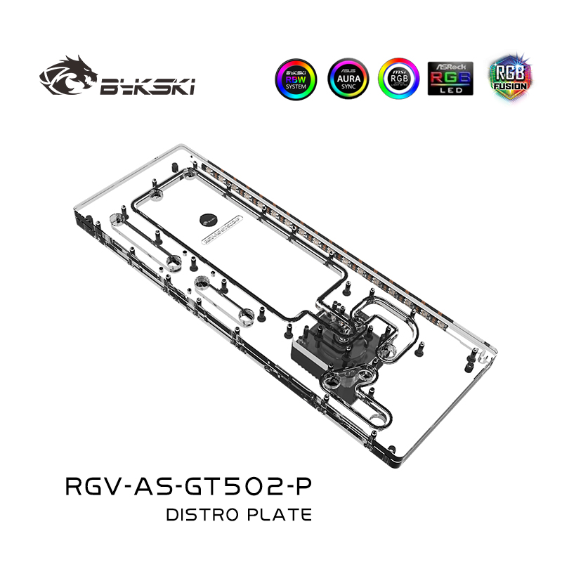 Distro Plate Ddc Pump Combo - Акриловая пластина/резервуар Bykski для ASUS TUF