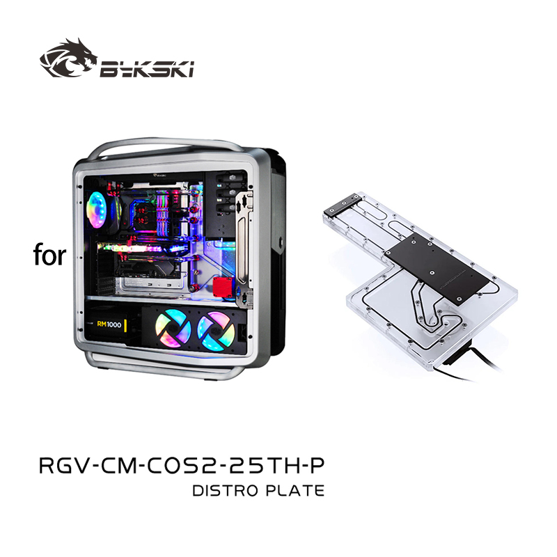 Distro Plate Ddc Pump Combo - BYKSKI RGV-CM-COS2-25TH-P акриловый бак для CoolerMaster
