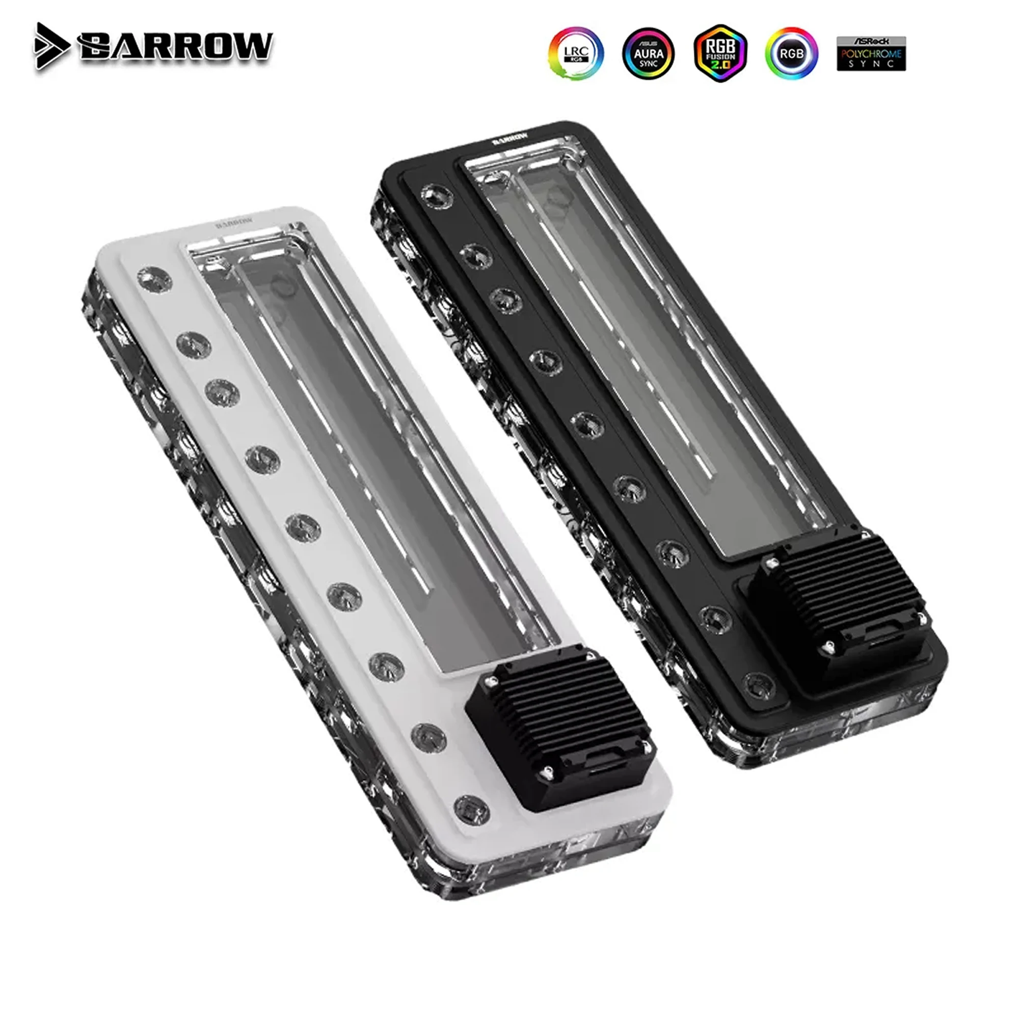 Integrated Pump Reservoir Distro Plate - Насос-резервуар Barrow AIO, интегрированный насос 17