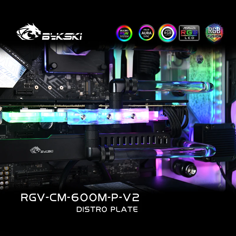 Акриловый бак BYKSKI для корпу – обзор и цена Distro Plate Ddc Pump Combo