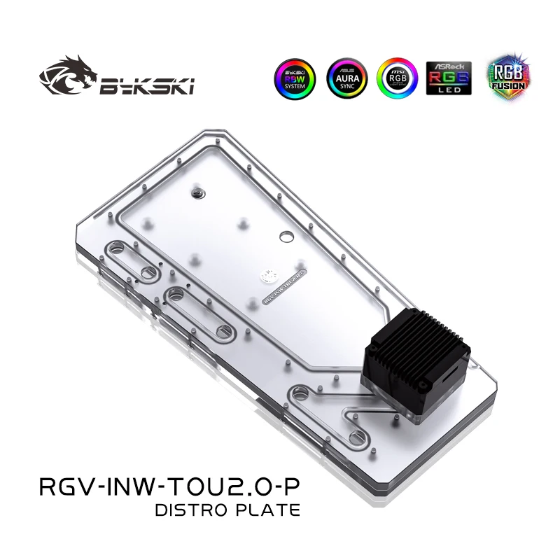 BYKSKI Acrylic Board Water Cha – обзор и цена Distro Plate Ddc Pump Combo
