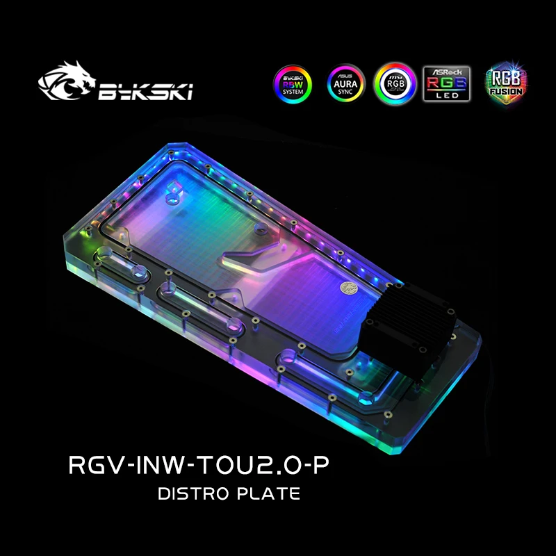 BYKSKI Acrylic Board Water Cha – обзор и цена Distro Plate Ddc Pump Combo