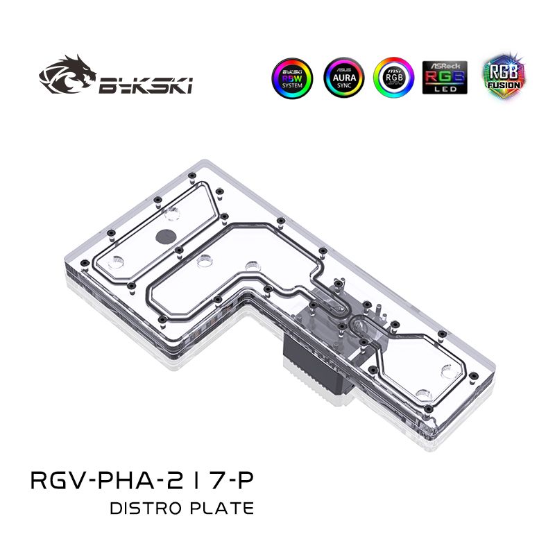 Bykski RGV-PHA-217-P Акриловая – обзор и цена Distro Plate Ddc Pump Combo