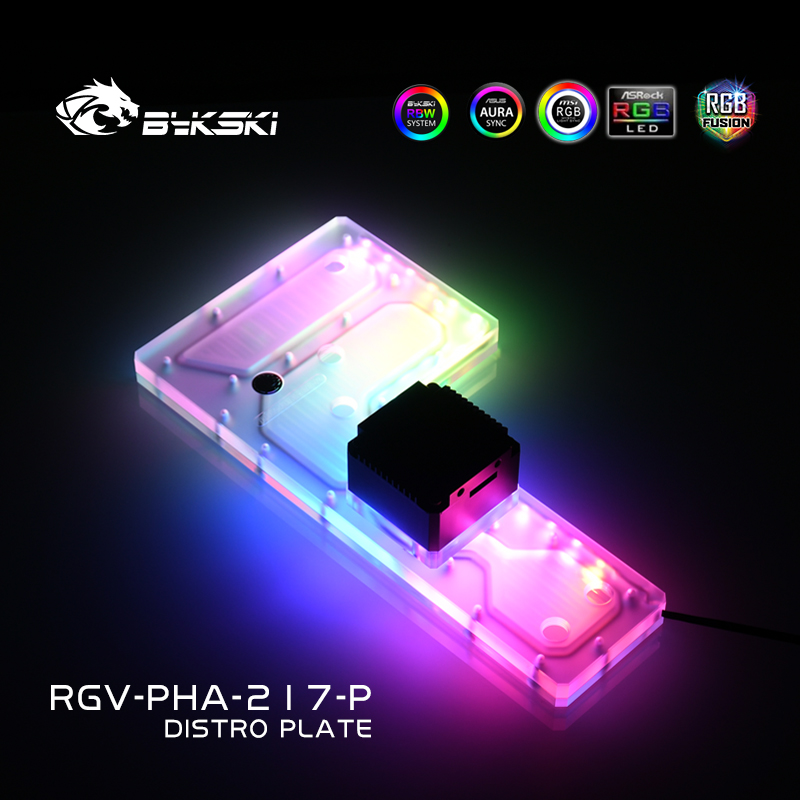 Bykski RGV-PHA-217-P Акриловая – обзор и цена Distro Plate Ddc Pump Combo