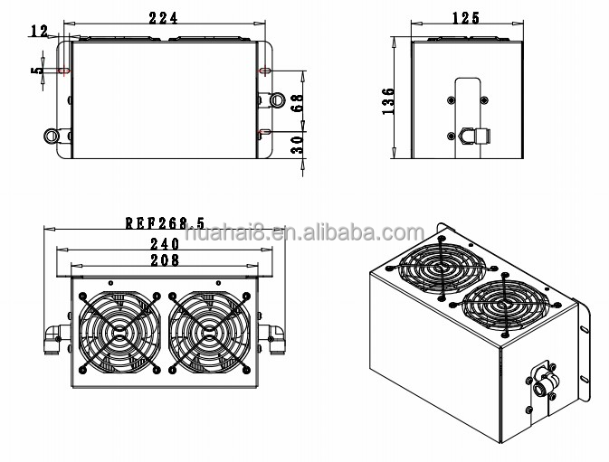 Промышленный термоэлектрически – обзор и цена Chiller Water Cooling System Pc