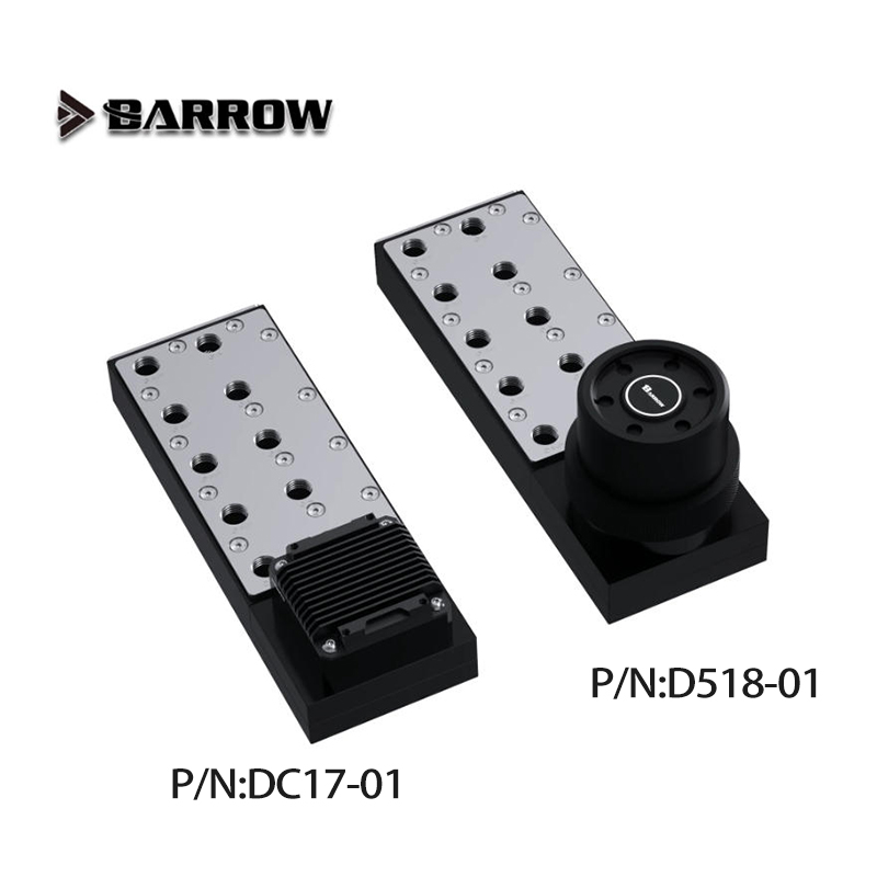 Пластина/плата Barrow DC17-01  – обзор и цена Integrated Pump Reservoir Distro Plate