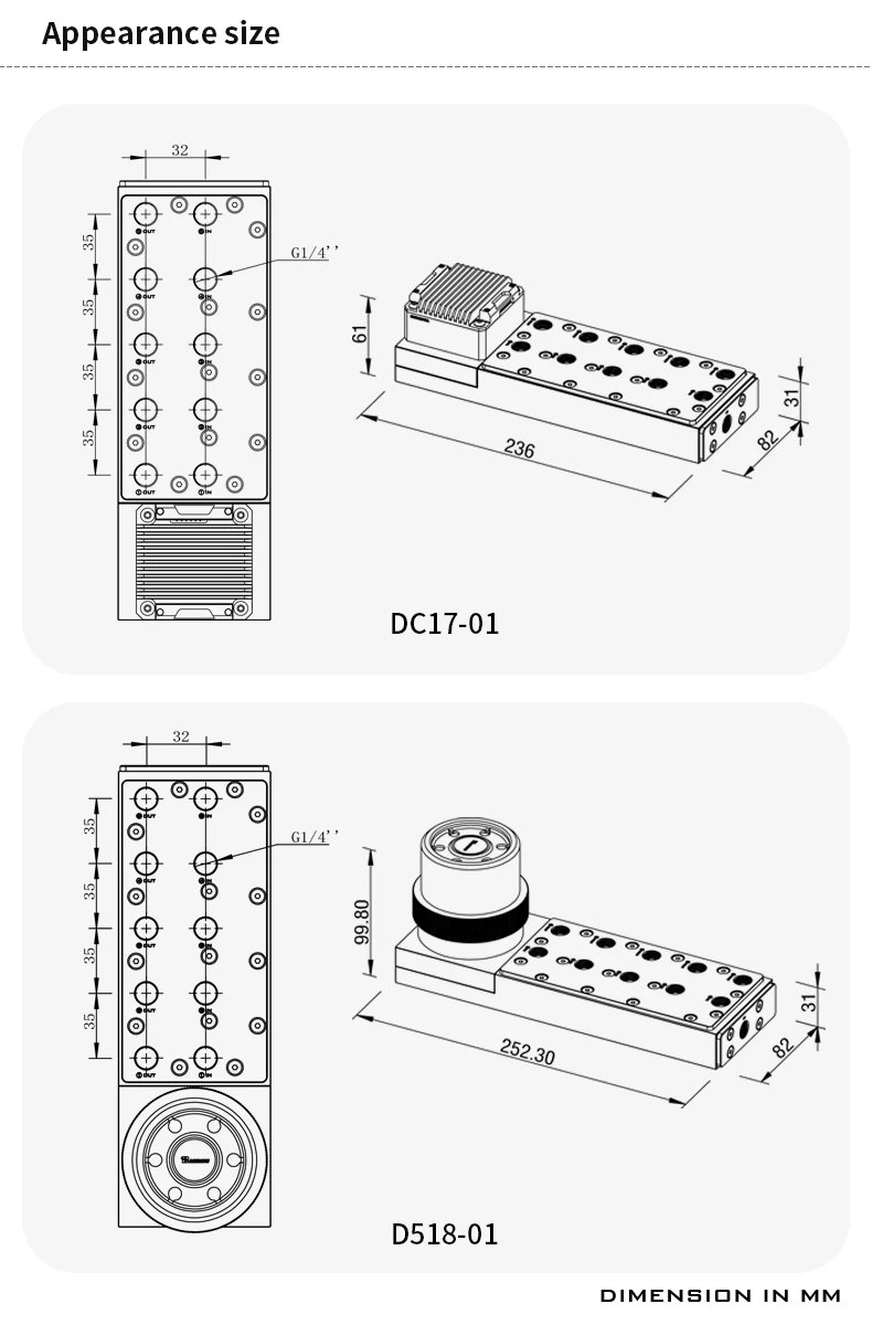 Пластина/плата Barrow DC17-01  – обзор и цена Integrated Pump Reservoir Distro Plate